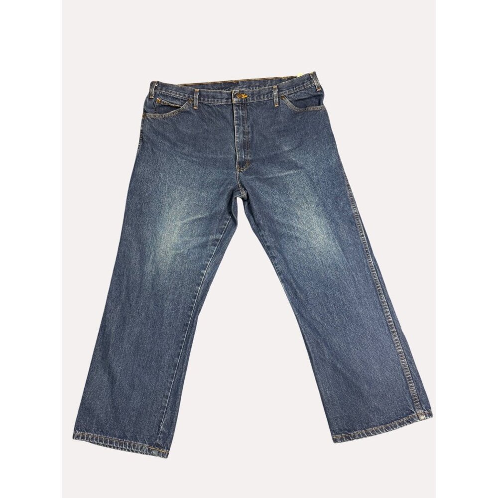 Dickies Jeans Mens 42x29 Relaxed Fit Blue Denim Jeans straight leg